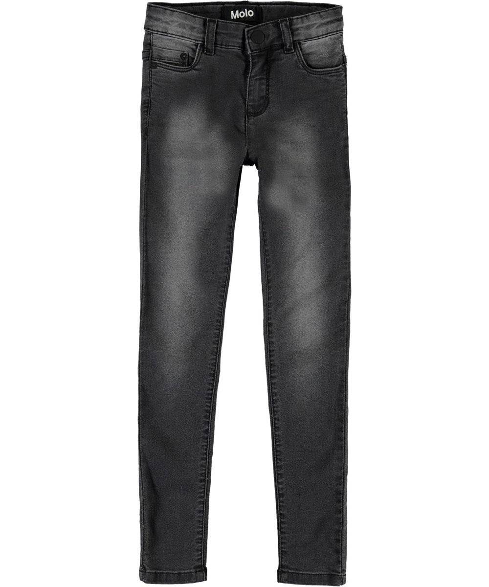 Angelica - Washed Black - Grey slim fit jeans