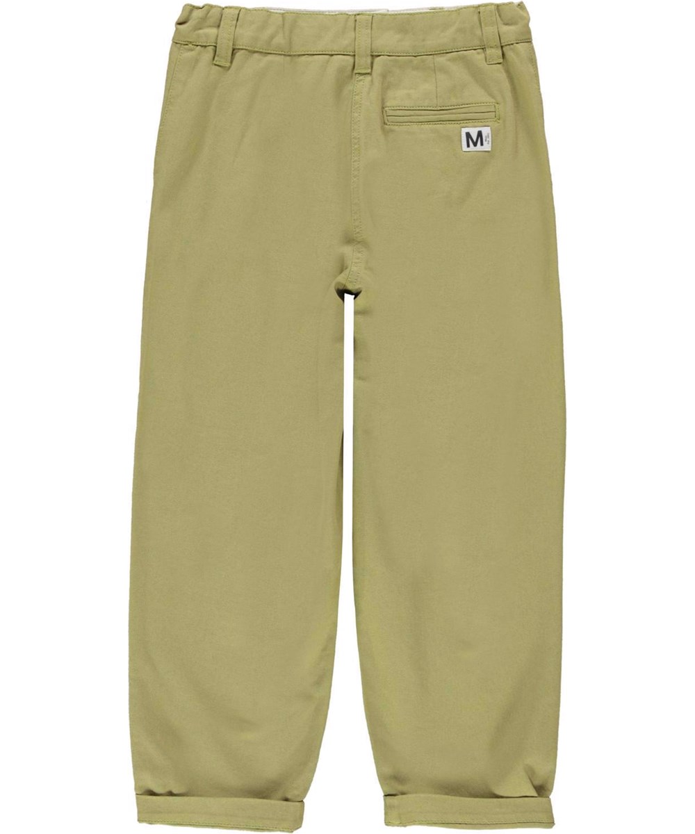 Anika - Cedar - Green chinos in a loose fit