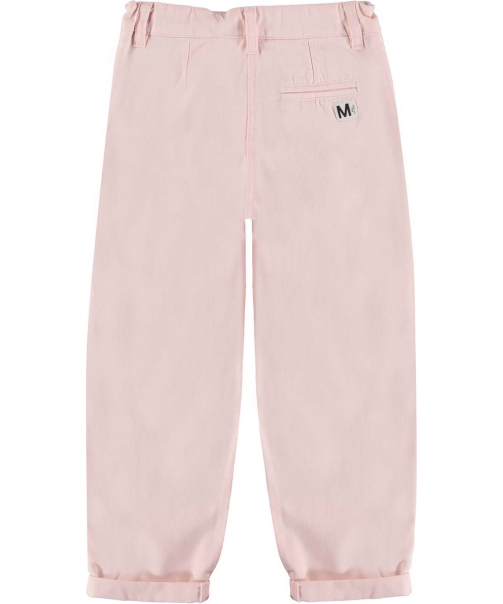 Anika - Powder - Rose chinos in a loose fit