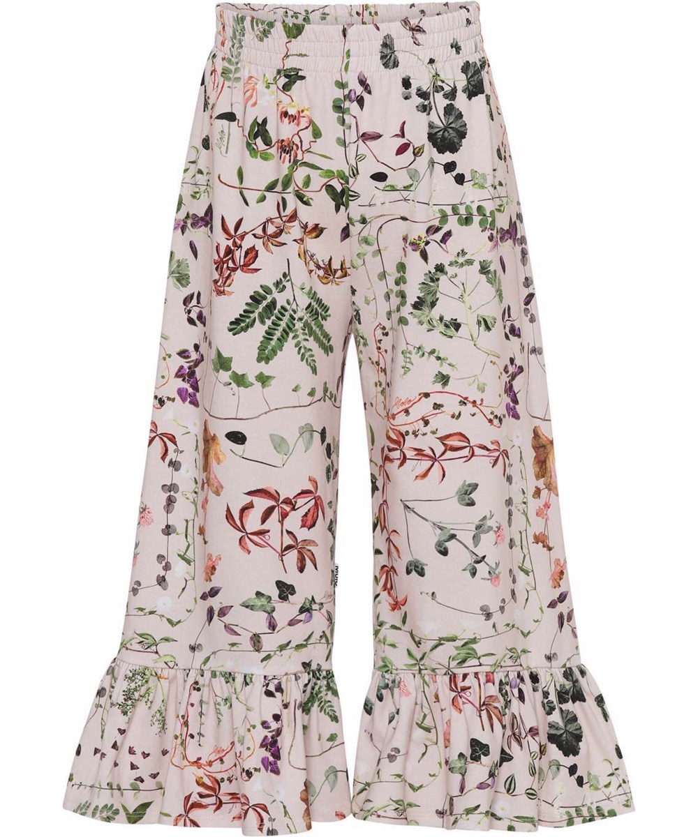 Anis - Herbarium - Organic culotte trousers with flowers