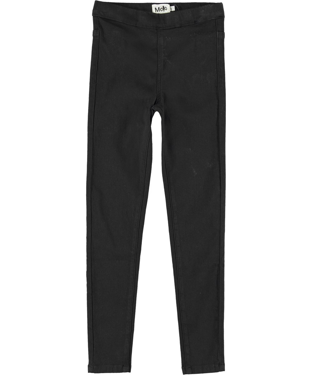 April - Washed Black - Black jeggings
