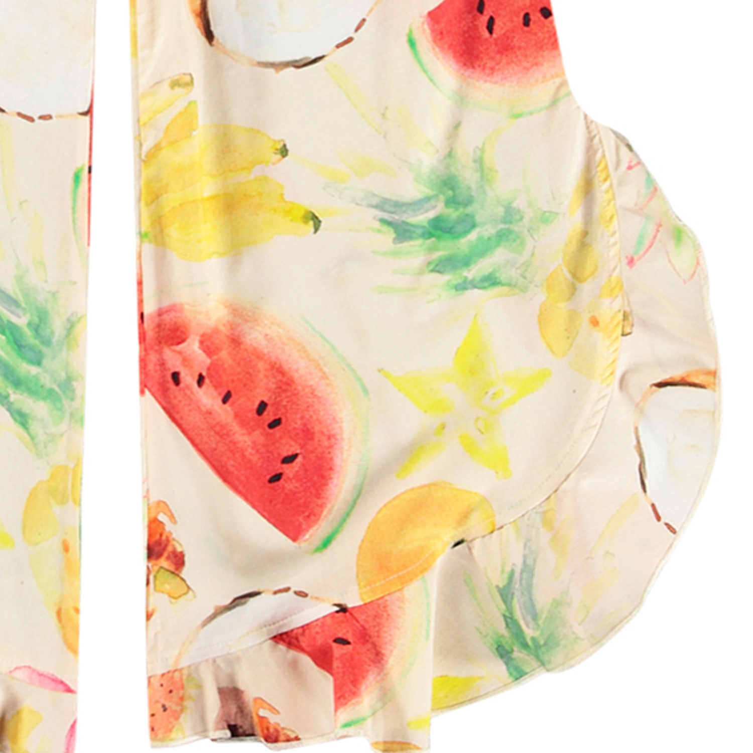 Aretha - Painted Fruits - Airy pants for children with