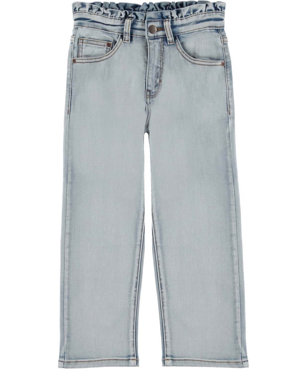 Astrid - Heavy Blast - Light wash denim jeans with high waisted edge