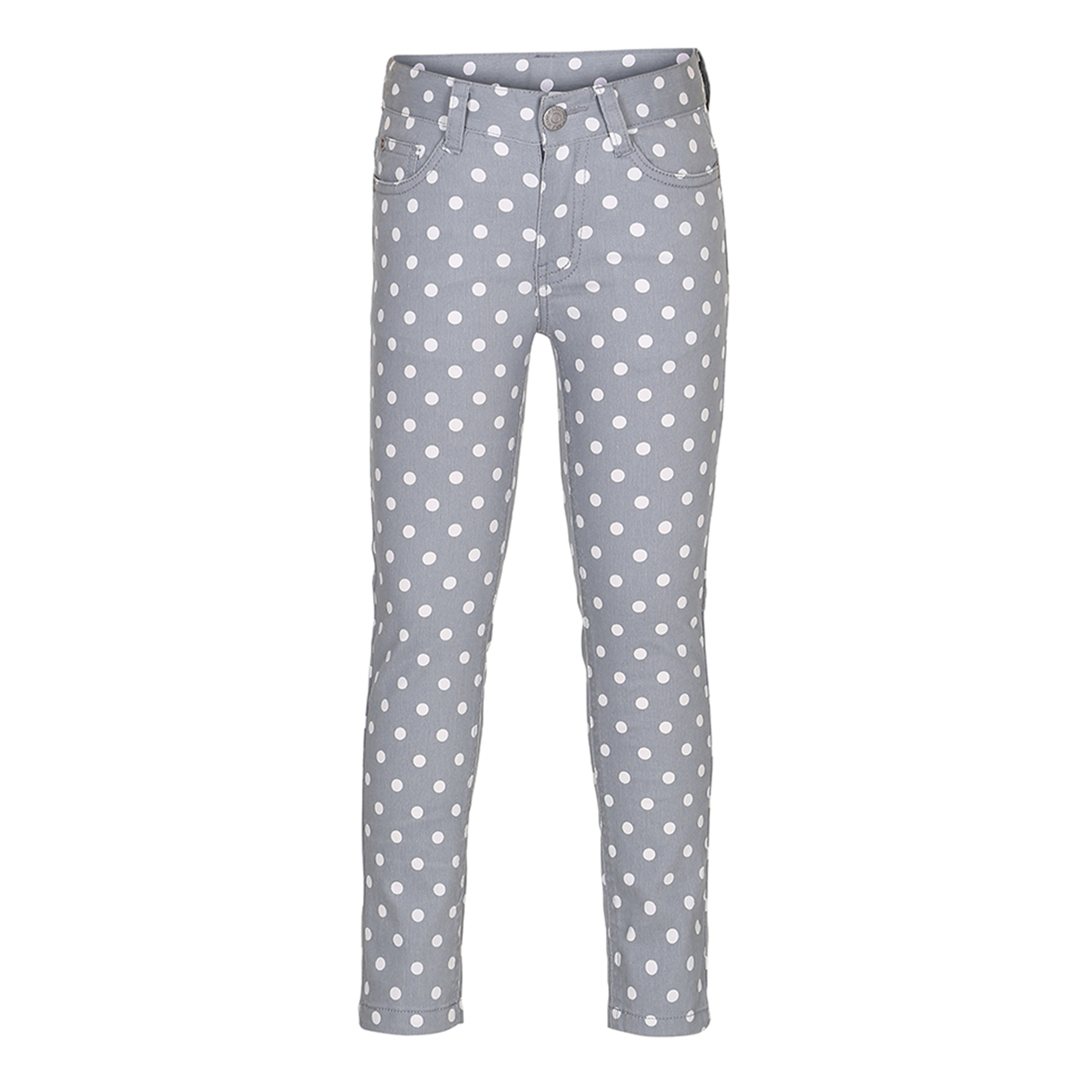 jeans with white dots