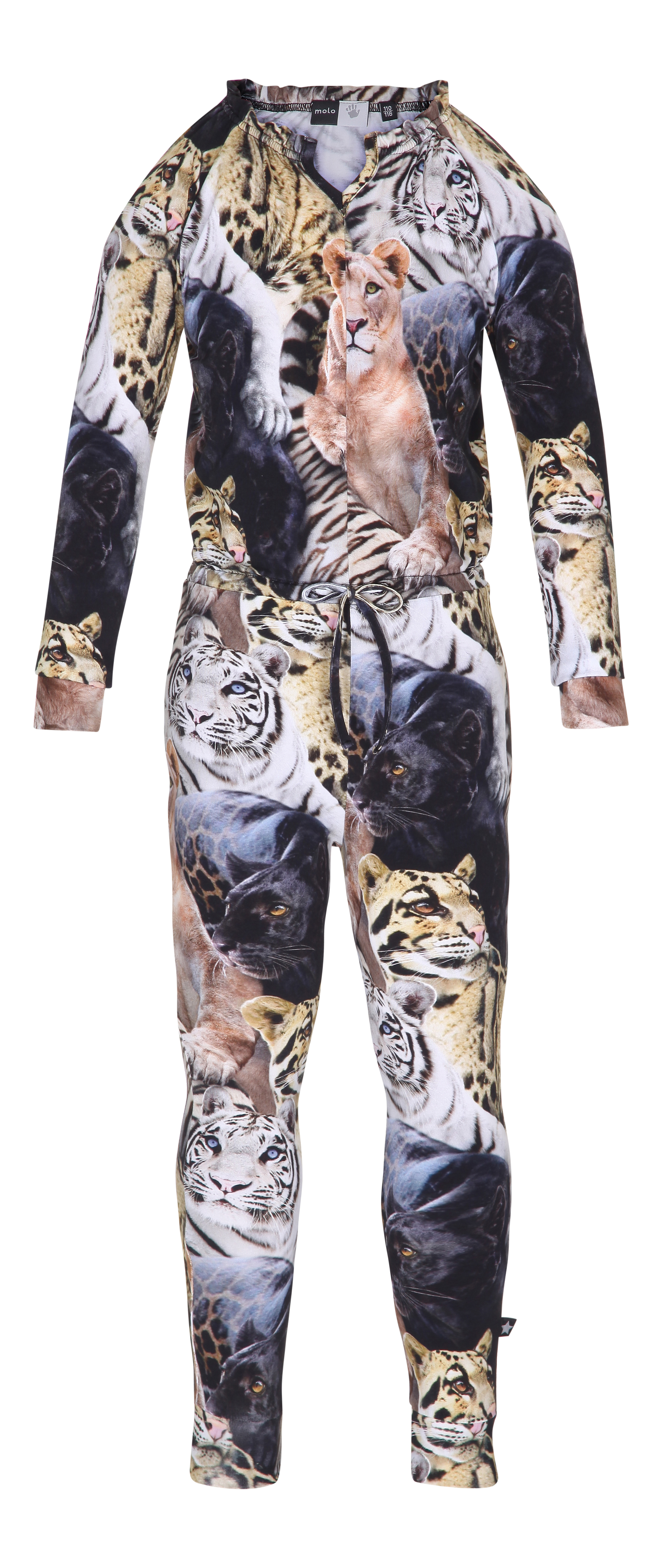 cat print jumpsuit