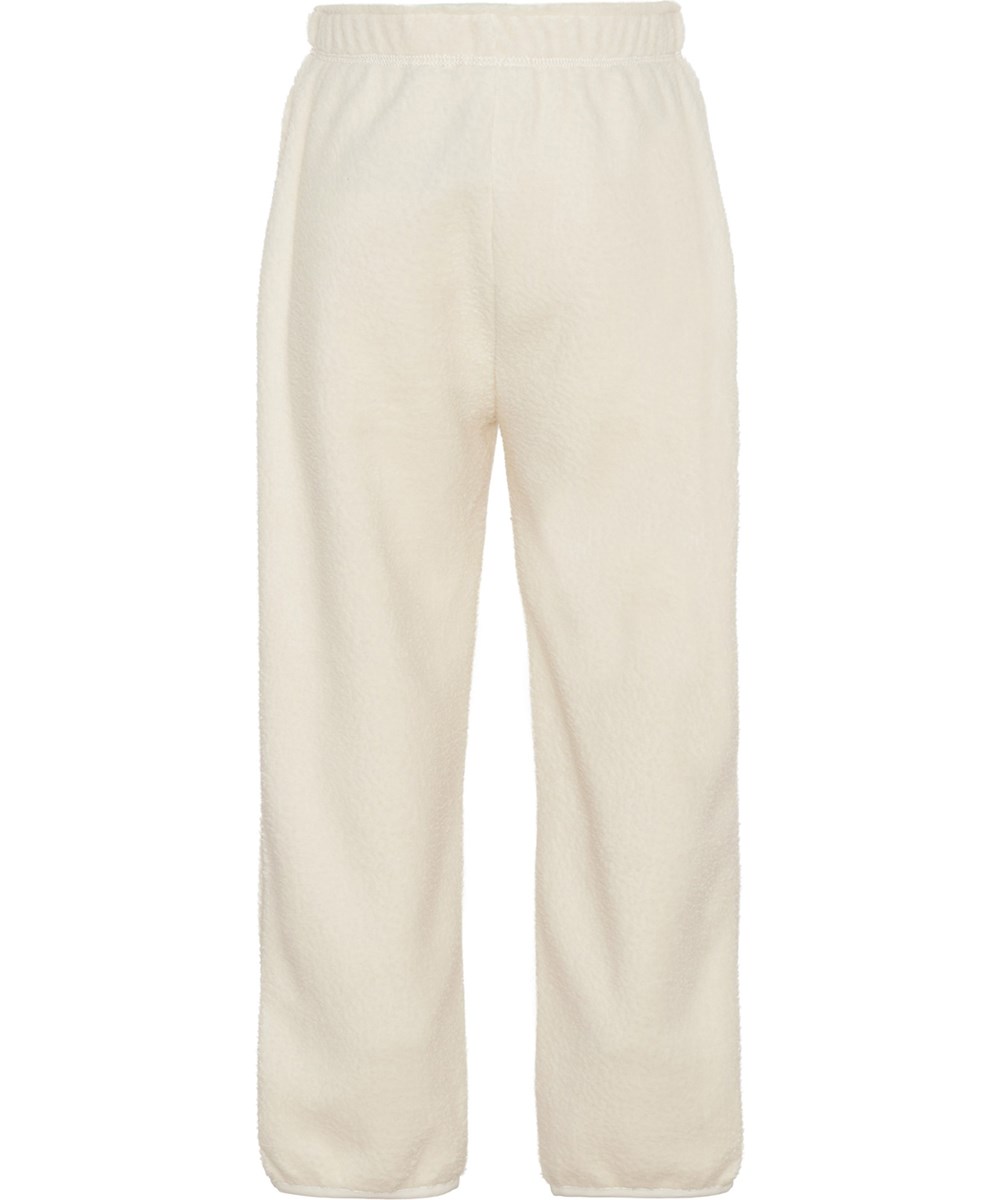 Aya - Pearled Ivory - Warm fleece sweatpants