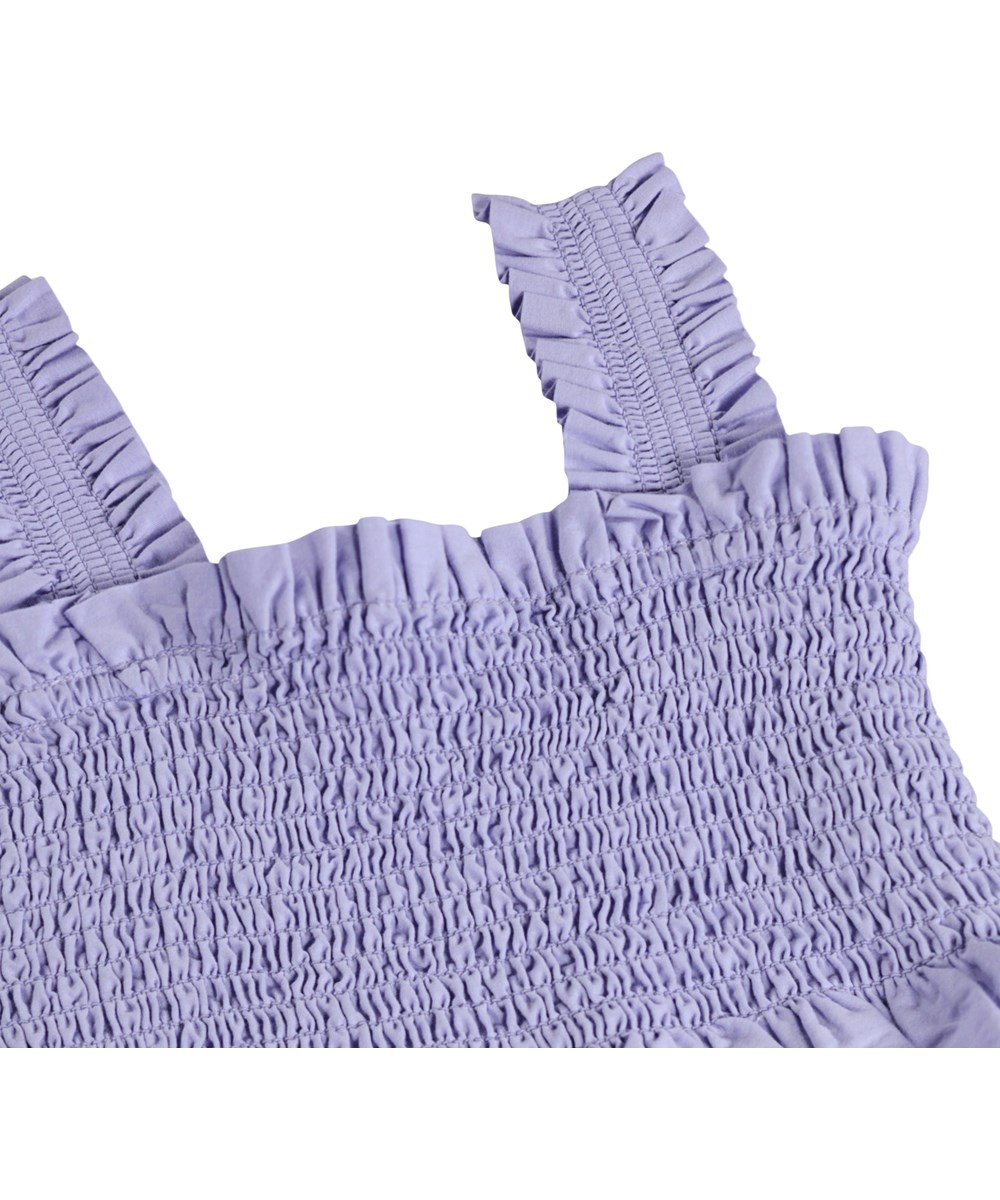 Rolfia - Cool Lilac - Purple cotton crop top for children