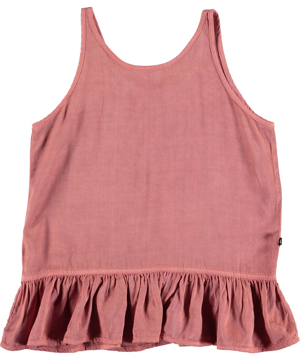 Rosann - Withered Rose - Rose top with ruffles