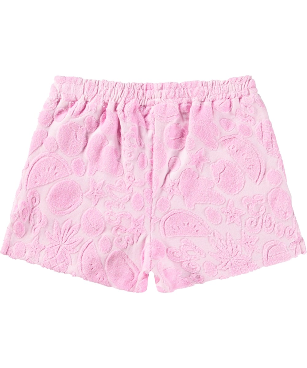 Angel - Fruity Towelling - Sporty terry shorts for children with a pattern of exotic fruits in a soft cotton blend.
