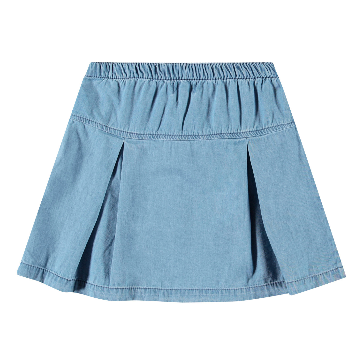 Babette - Sky Indigo - Blue tennis-inspired skirt in organic