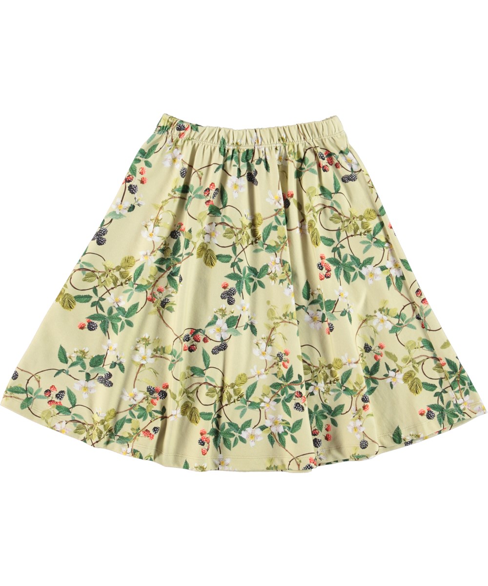 Ballista - Bramble - Light green skirt with blackberry print