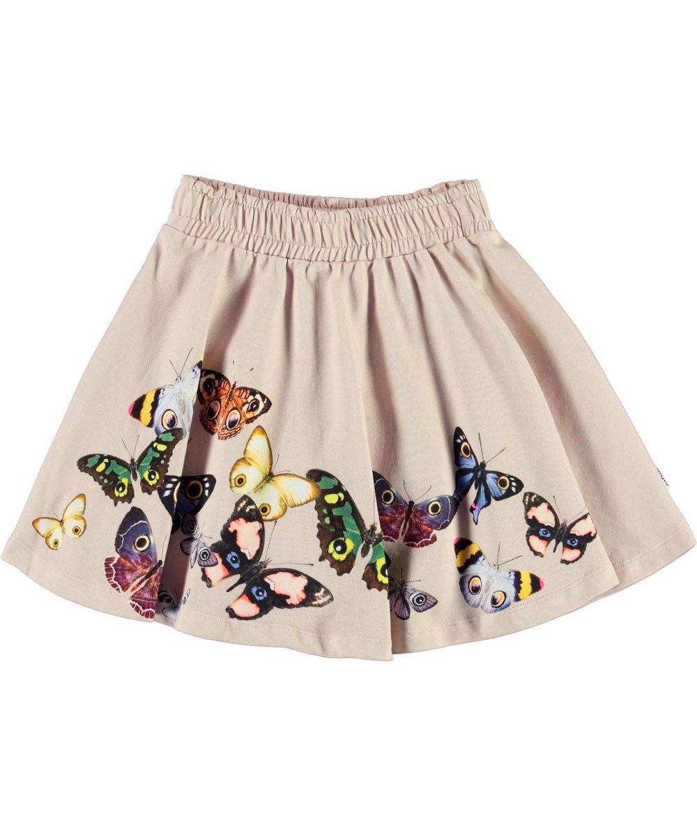 Barbera - In Flight - Rose organic skirt with butterflies