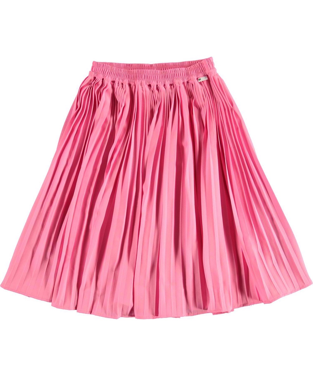 Becky - Bubblegum - Pink pleated skirt