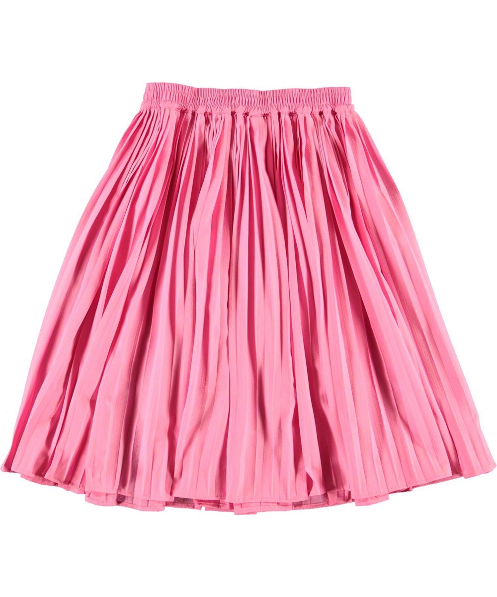 Becky - Bubblegum - Pink pleated skirt