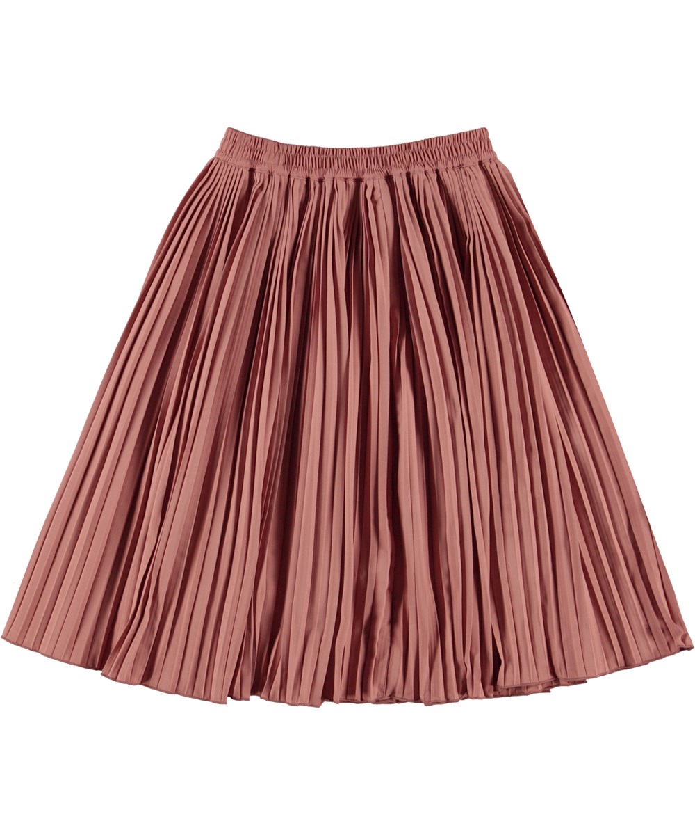 Becky - Muted Rose - Pleated skirt in dusty rose