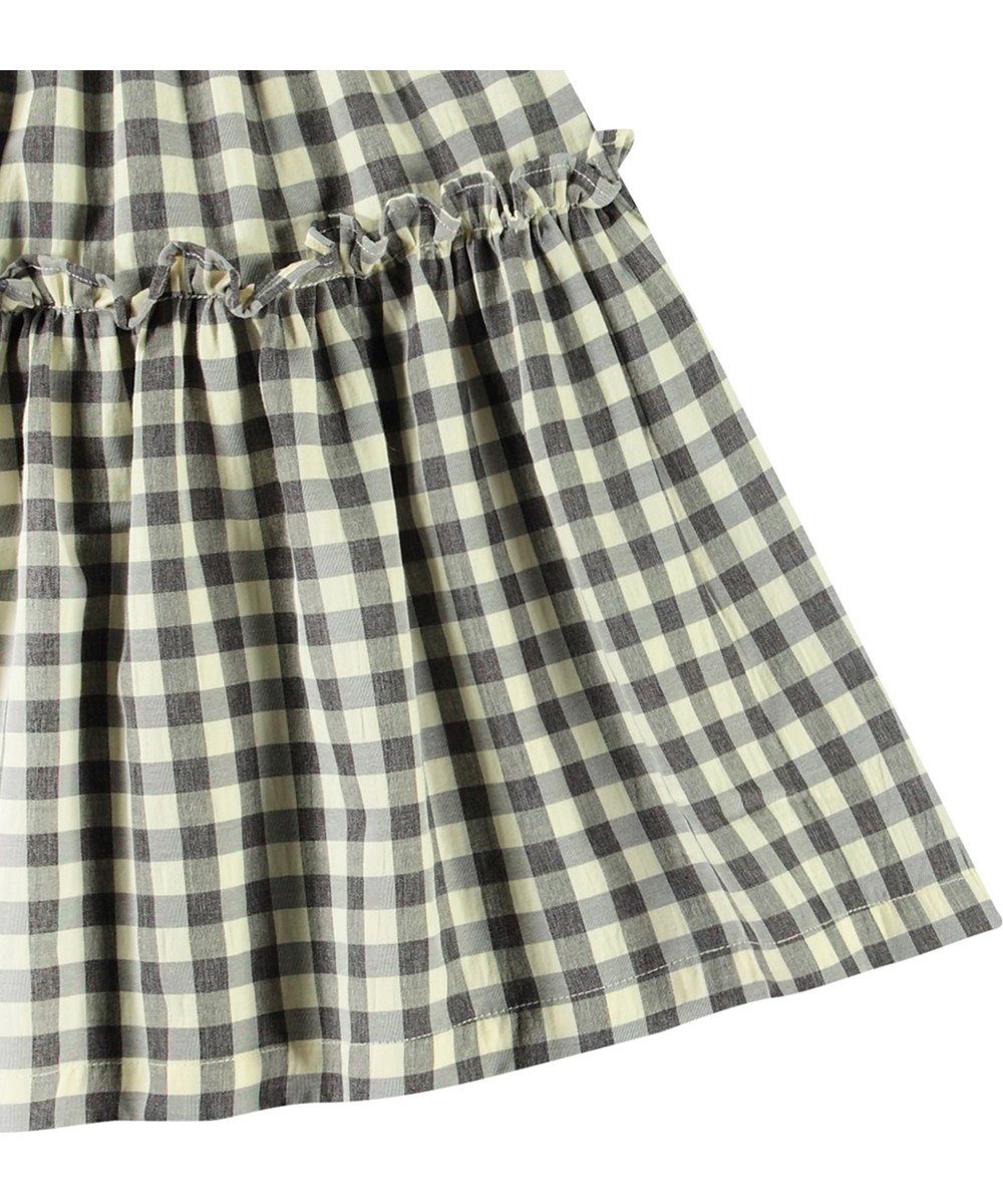 Bel - Sun Check - Skirt in check with ruffle edge for children.