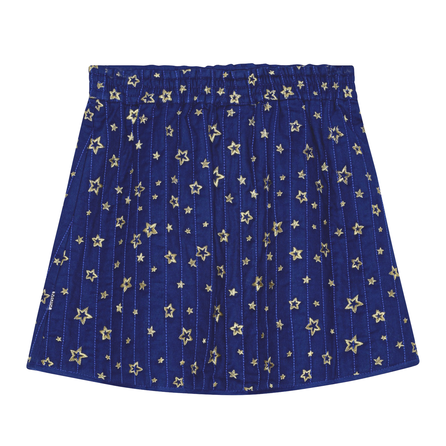 Benedicte - Shiny Stars - Exclusive navy quilted skirt with