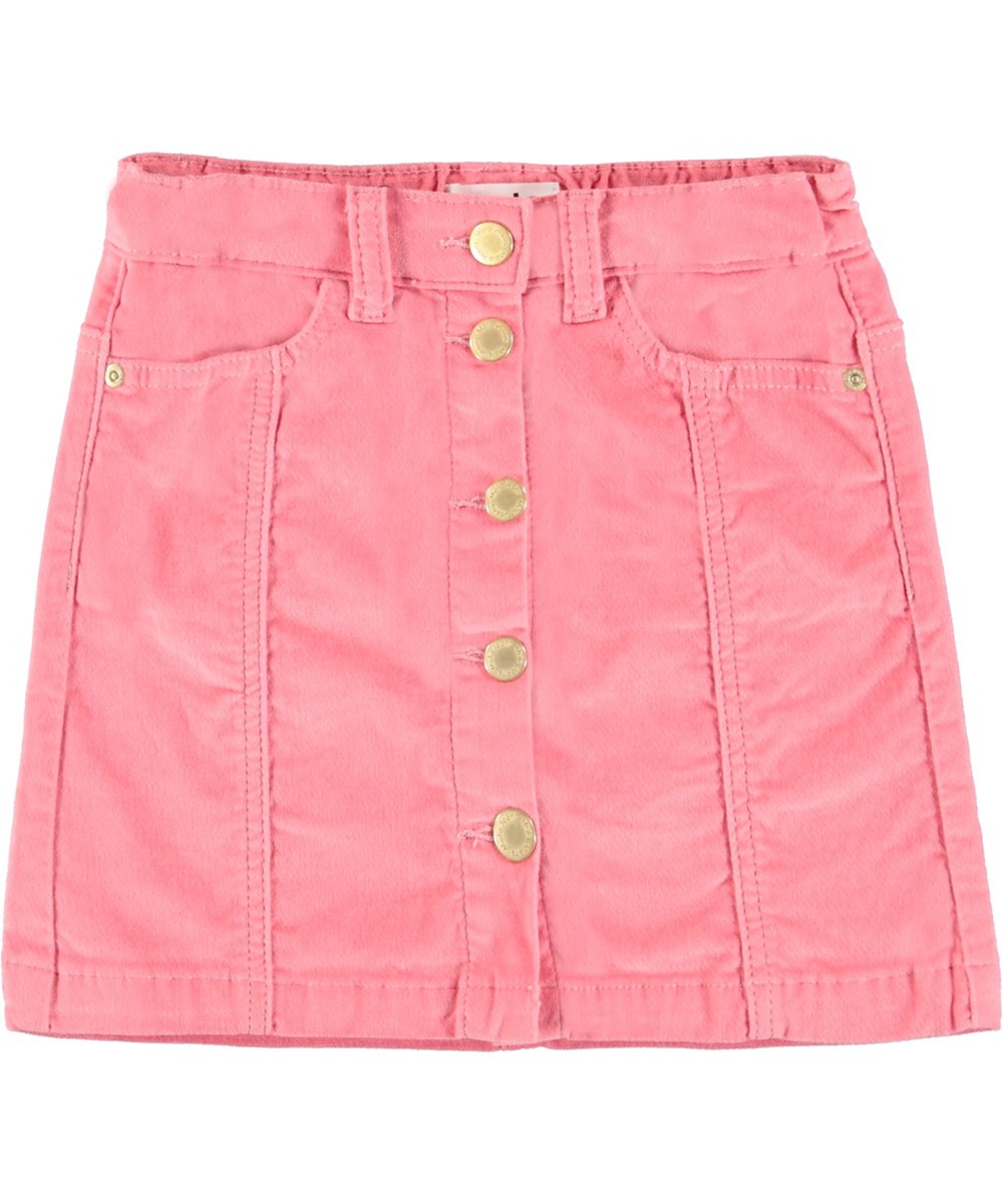 Bera - Petals - Pink velvet skirt