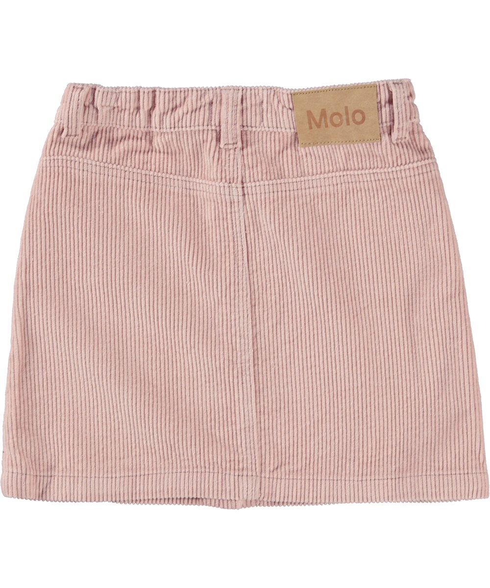 Bera - Petal Blush - Pink skirt in pin wale corduroy 