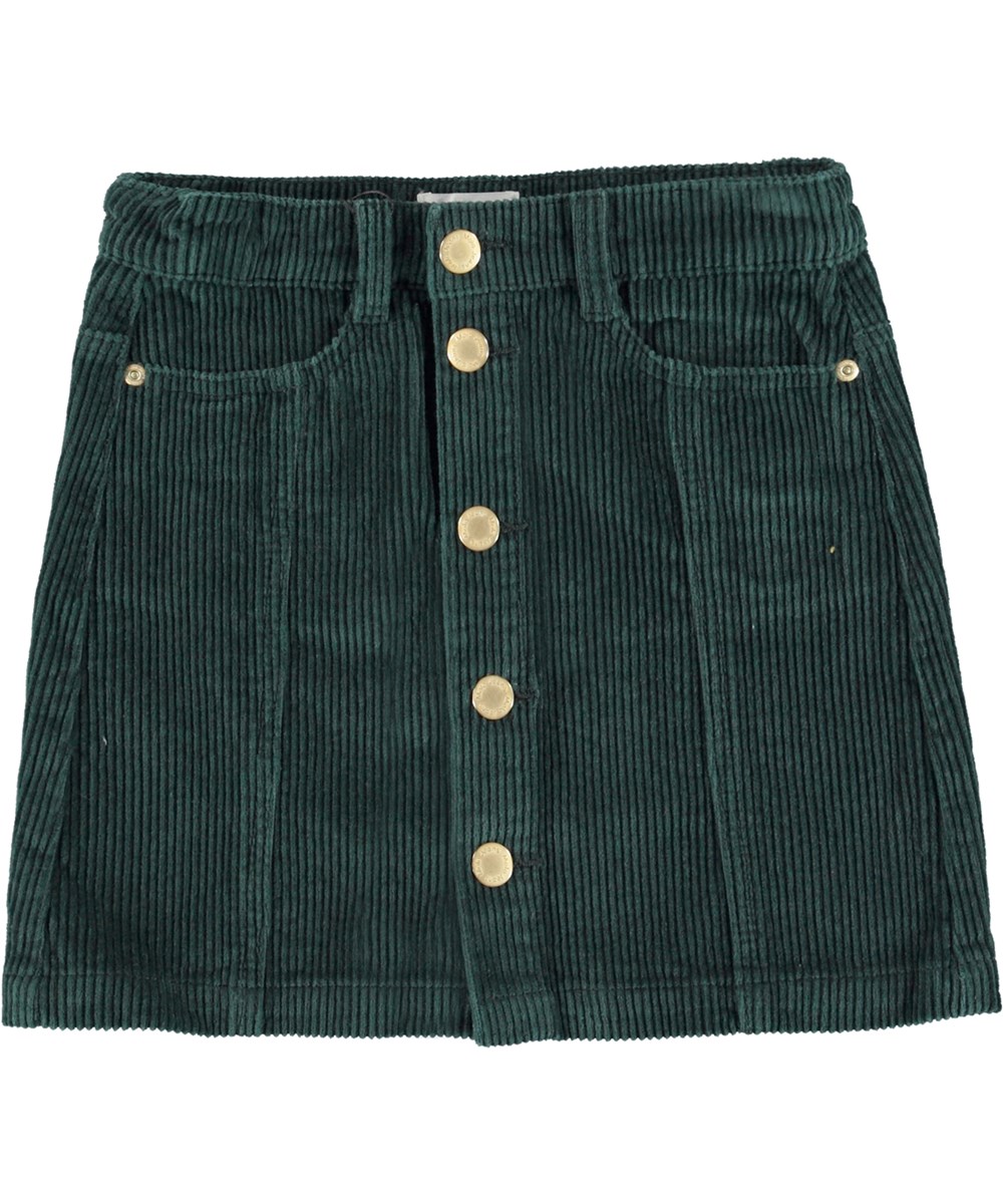 Bera - Wilderness - Green velvet skirt