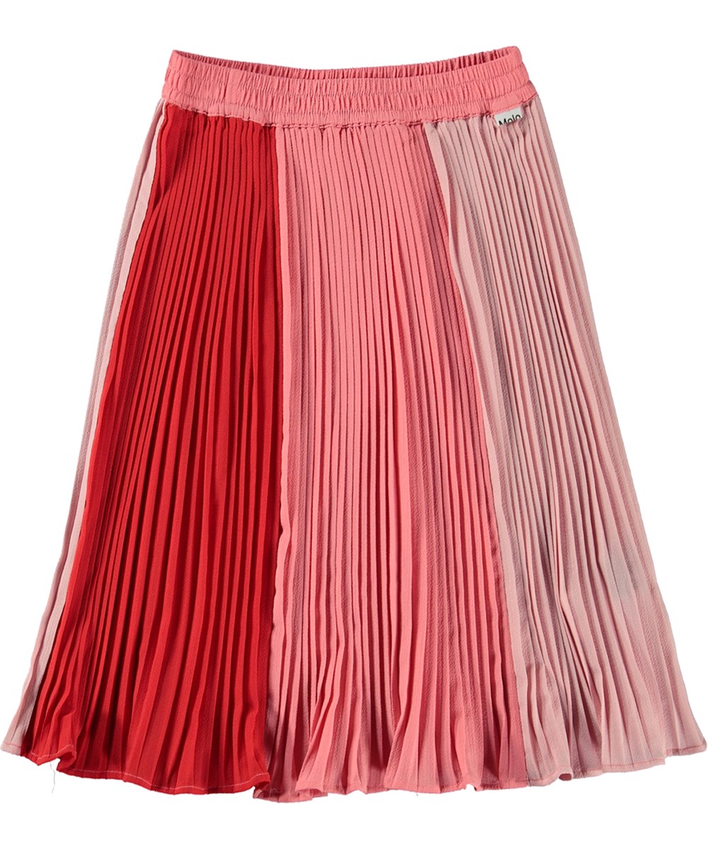 Bess - Confetti - Multi-coloured pleated skirt