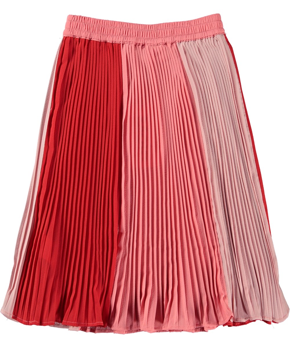 Bess - Confetti - Multi-coloured pleated skirt