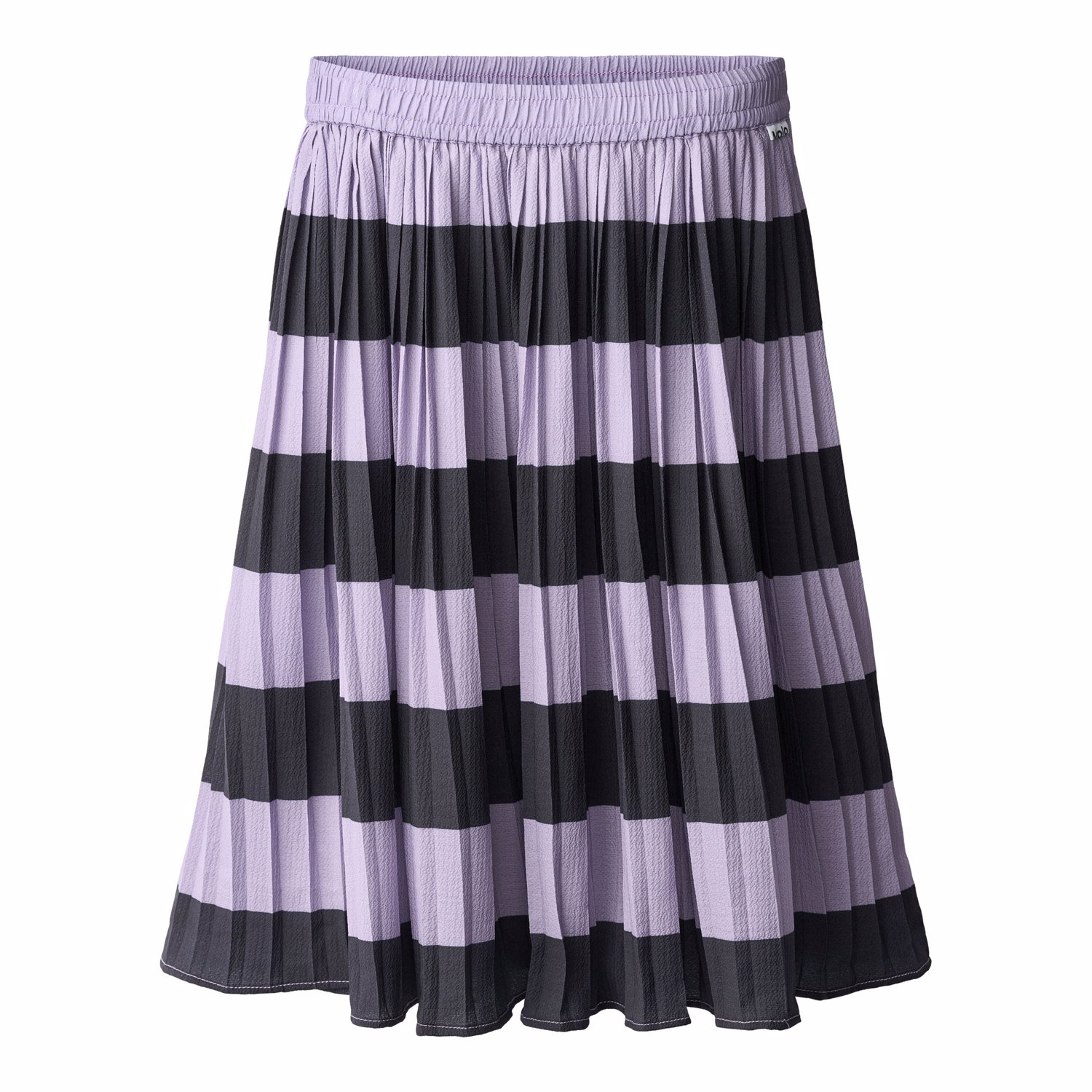 【THE MOZZ】Baja Banding Pleated Skirt Bess - Wide Stripe - Pleated striped skirt for children in