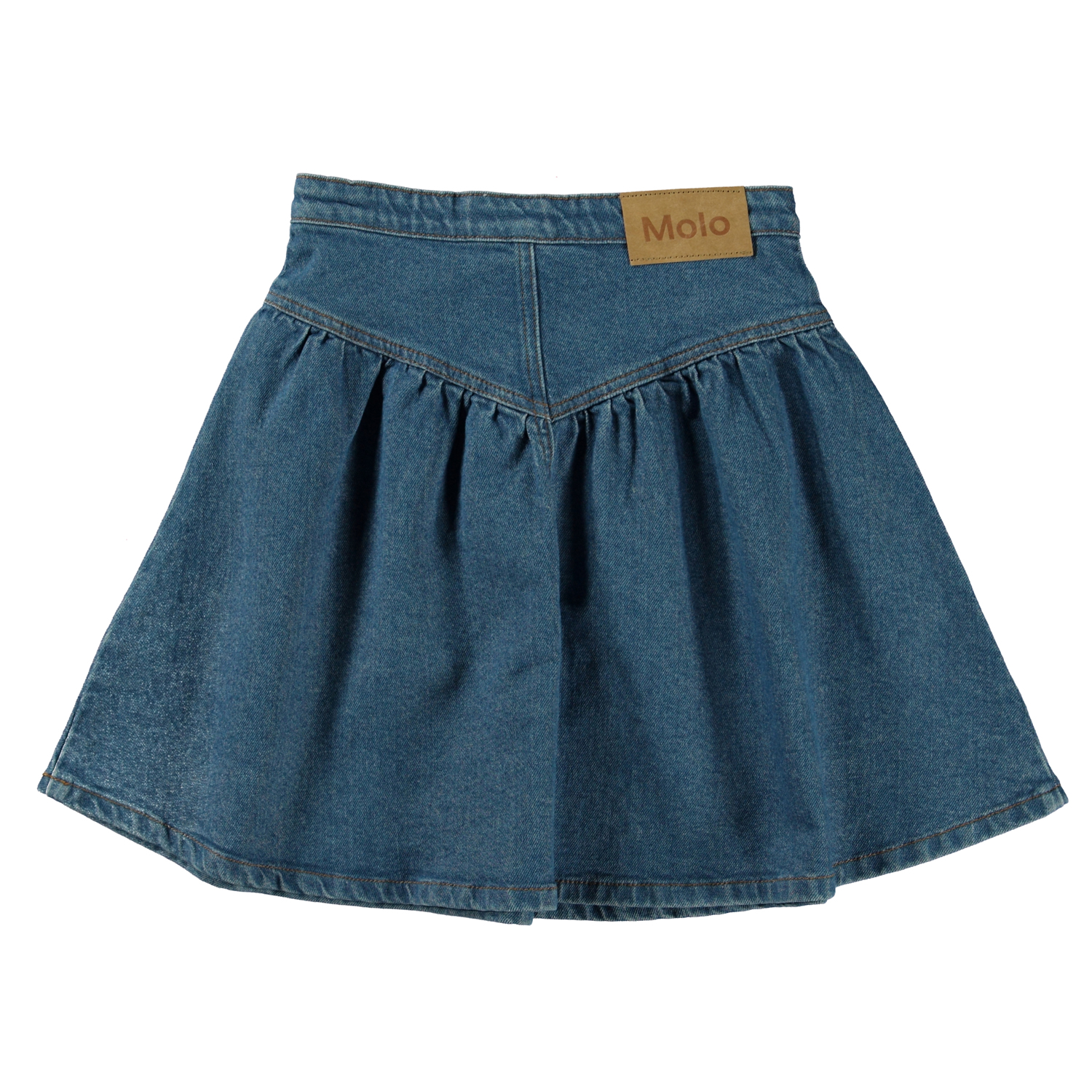 スカート deres Jemma/breakthrough skirt(size 1) Betsy - Clear Blue - Denim skirt in a medium blue with yoke