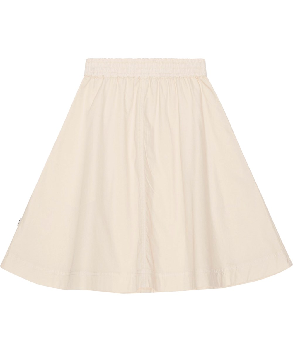 Bolette - Chambrey Sand - Sand coloured skirt with snaps 