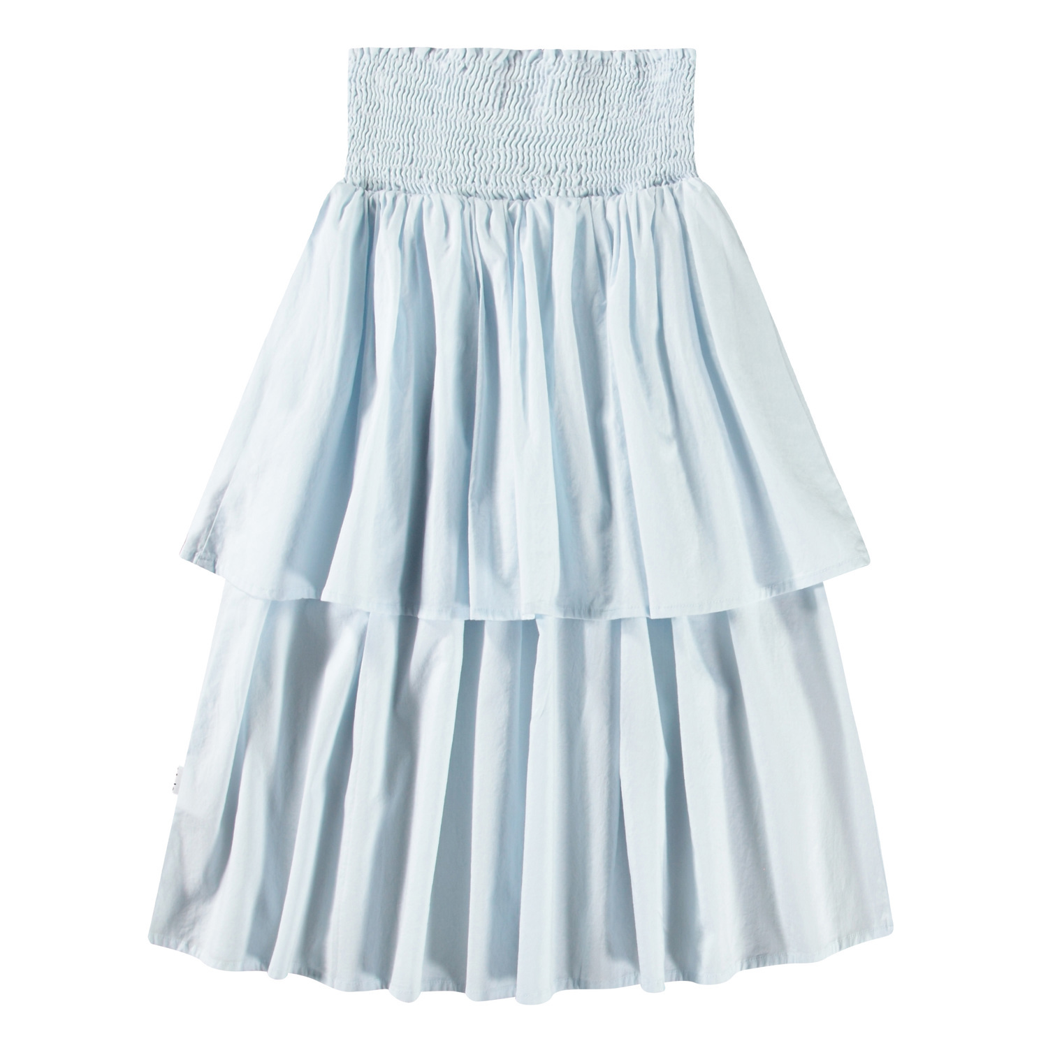 Brenna - Skywriting - Light blue long skirt with a wide
