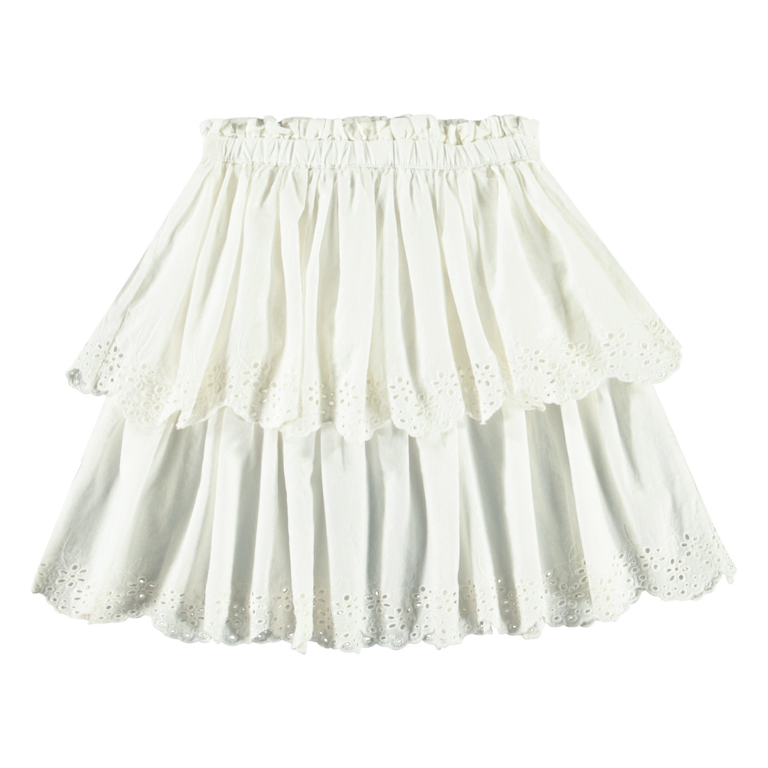スカート muguet spangle mini skirt White BLANC-CHIC Spangle Mini Skirt | KOODING