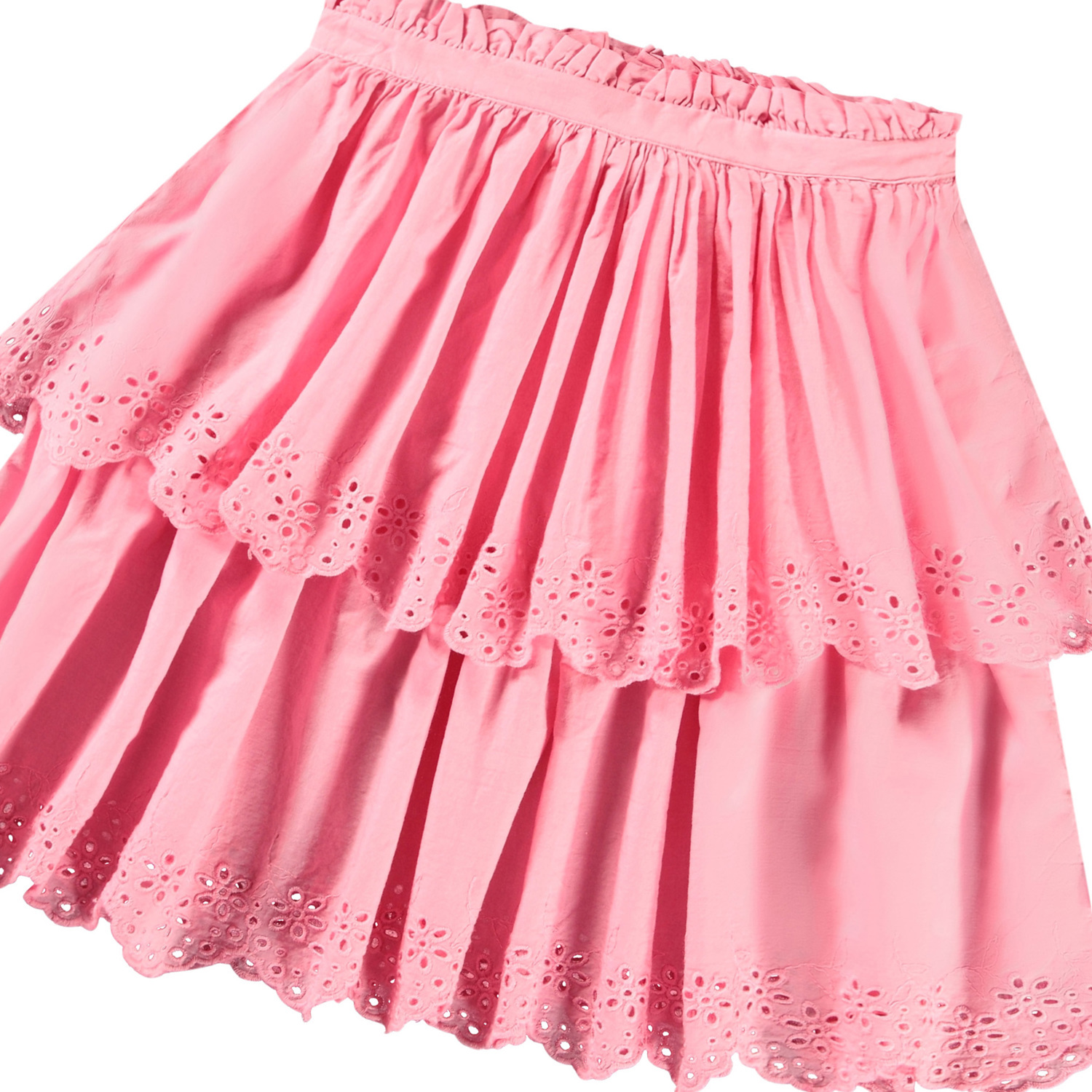 Brianna - Pink Lemonade - Pink skirt in organic cotton for