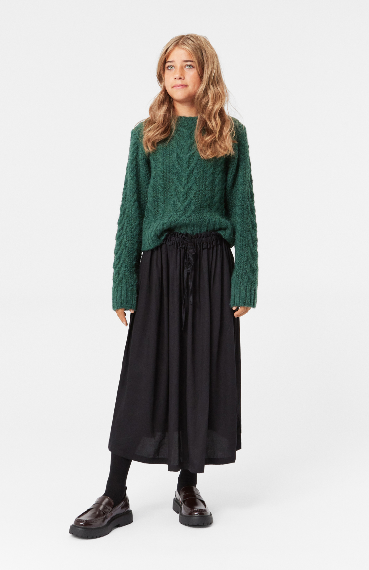 ALAIA★BLACK VISCOSE SKIRT mobilejpegupload_CE85F00AD4AF4