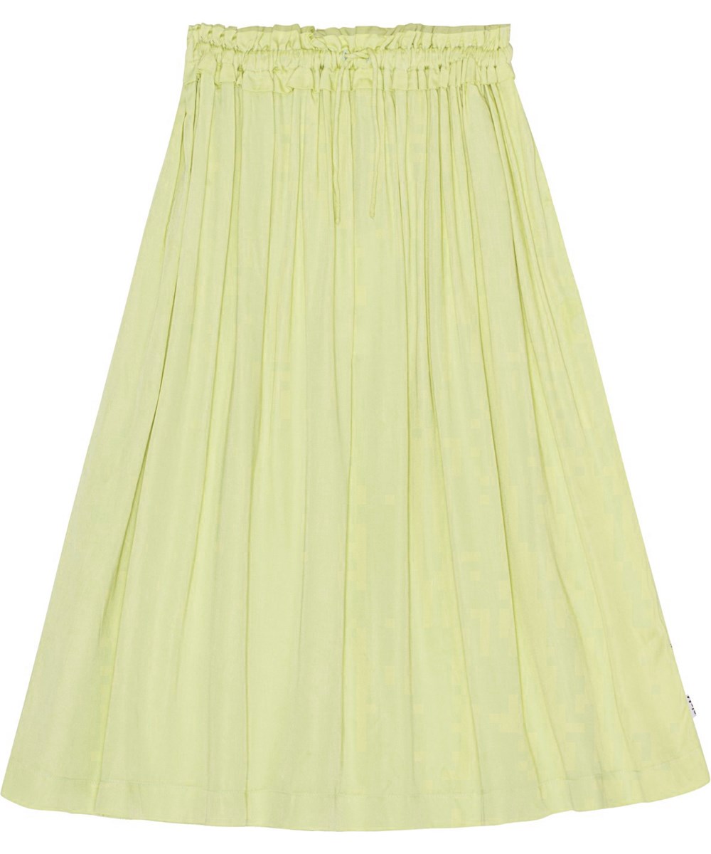 Brittany - Green Tea - Light green skirt in viscose