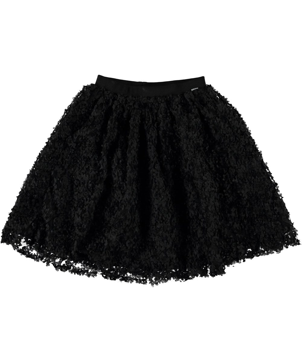 Brook - Black - Black skirt with flowers