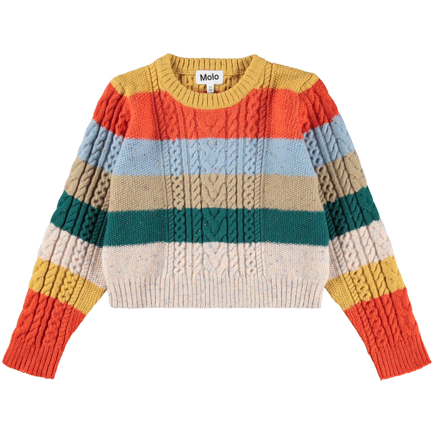 Gerdis - Ski Stripe - Multicoloured striped knitted sweater