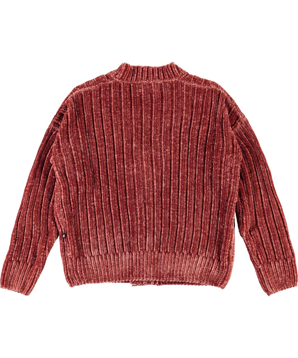 Gianna - Desert Sand - Golden chenille knit cardigan