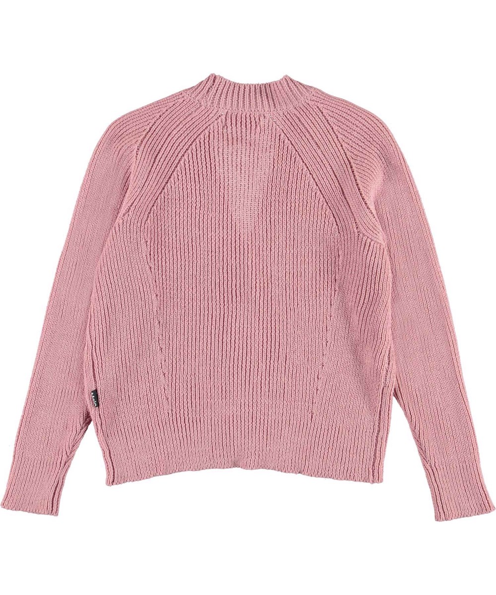Gilda - Rosewater - Rose coloured knit cardigan