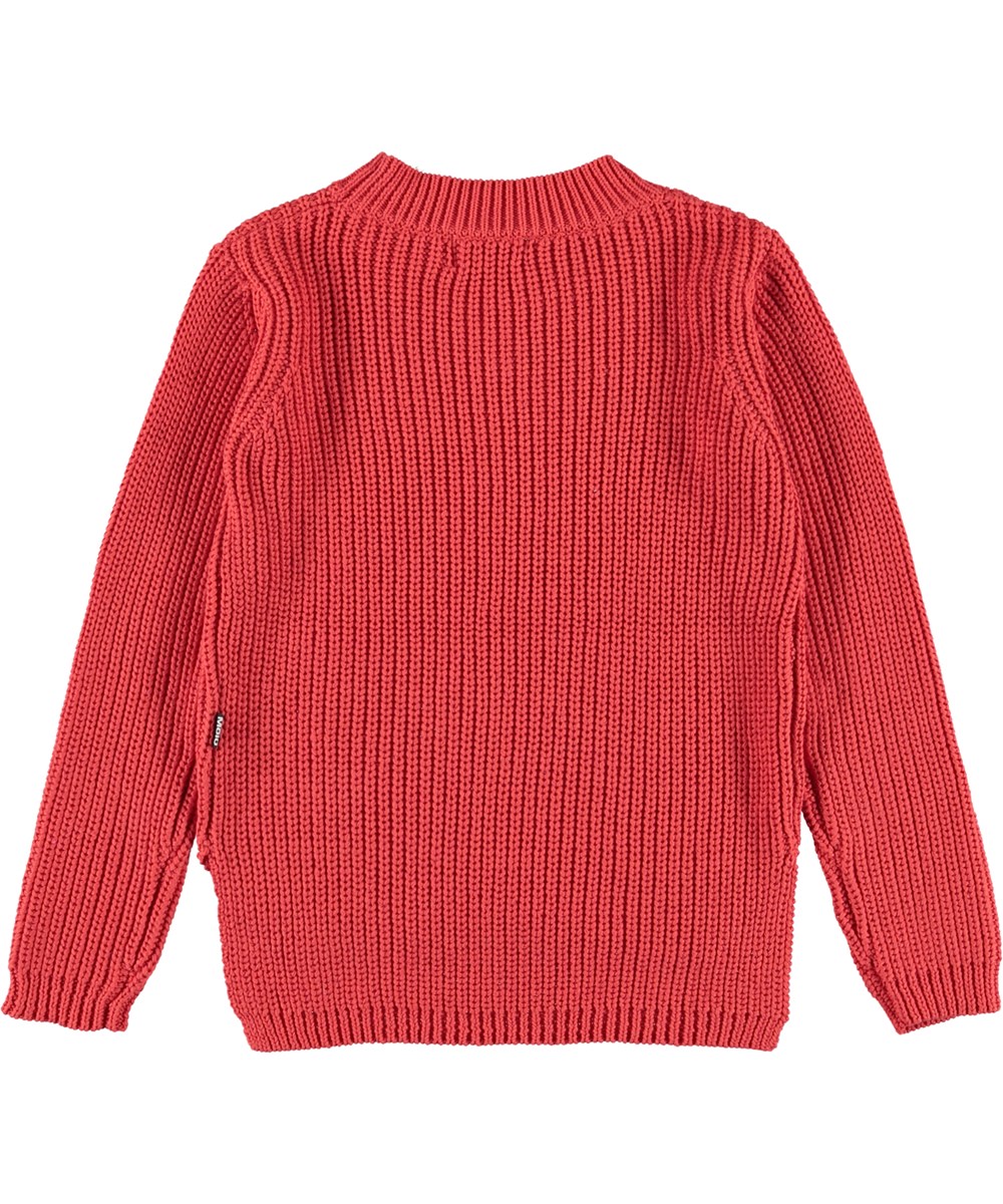 Gillis - Baked Apple - Red cotton knit top