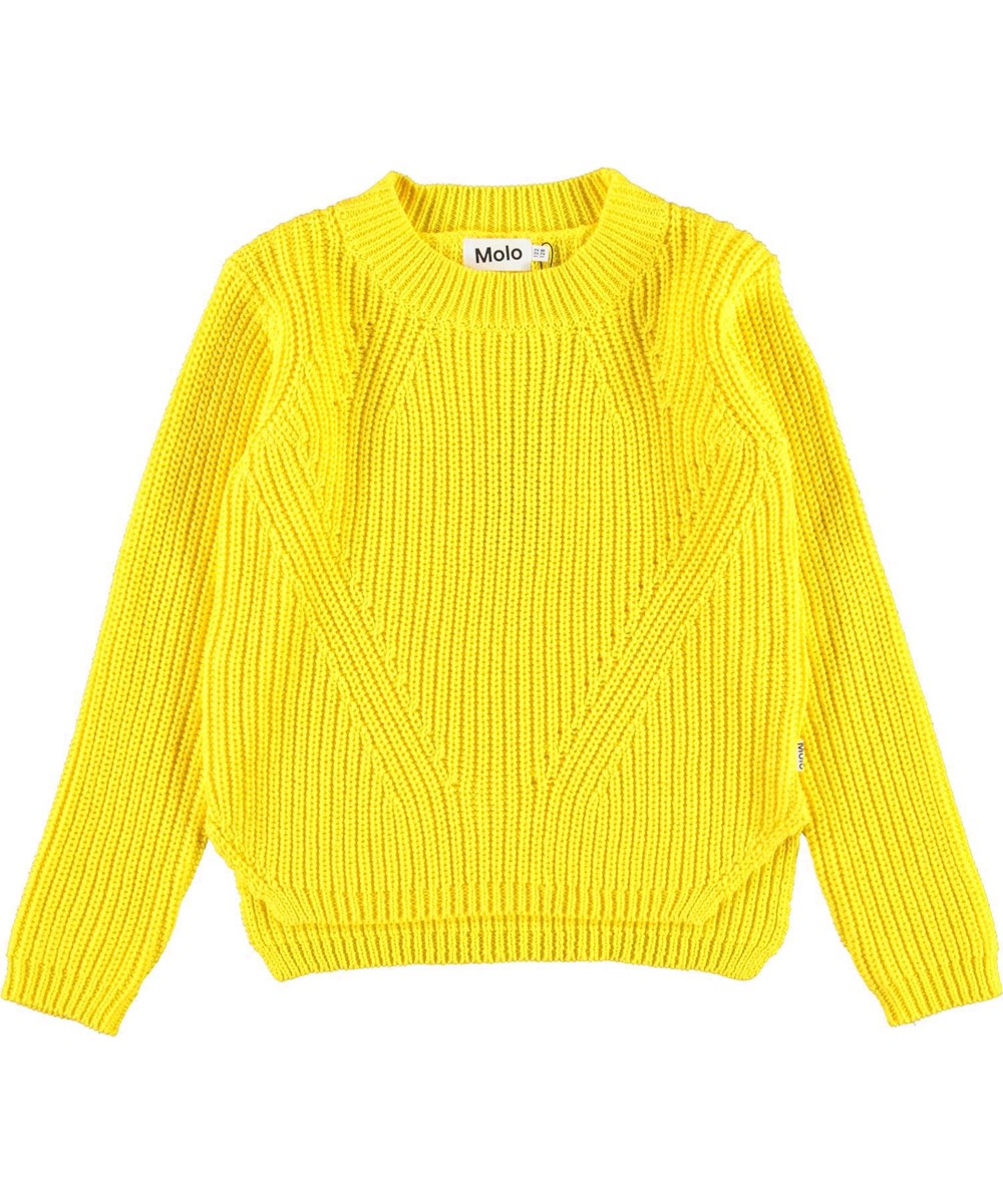 Gillis - Primrose - Yellow organic cotton knit 