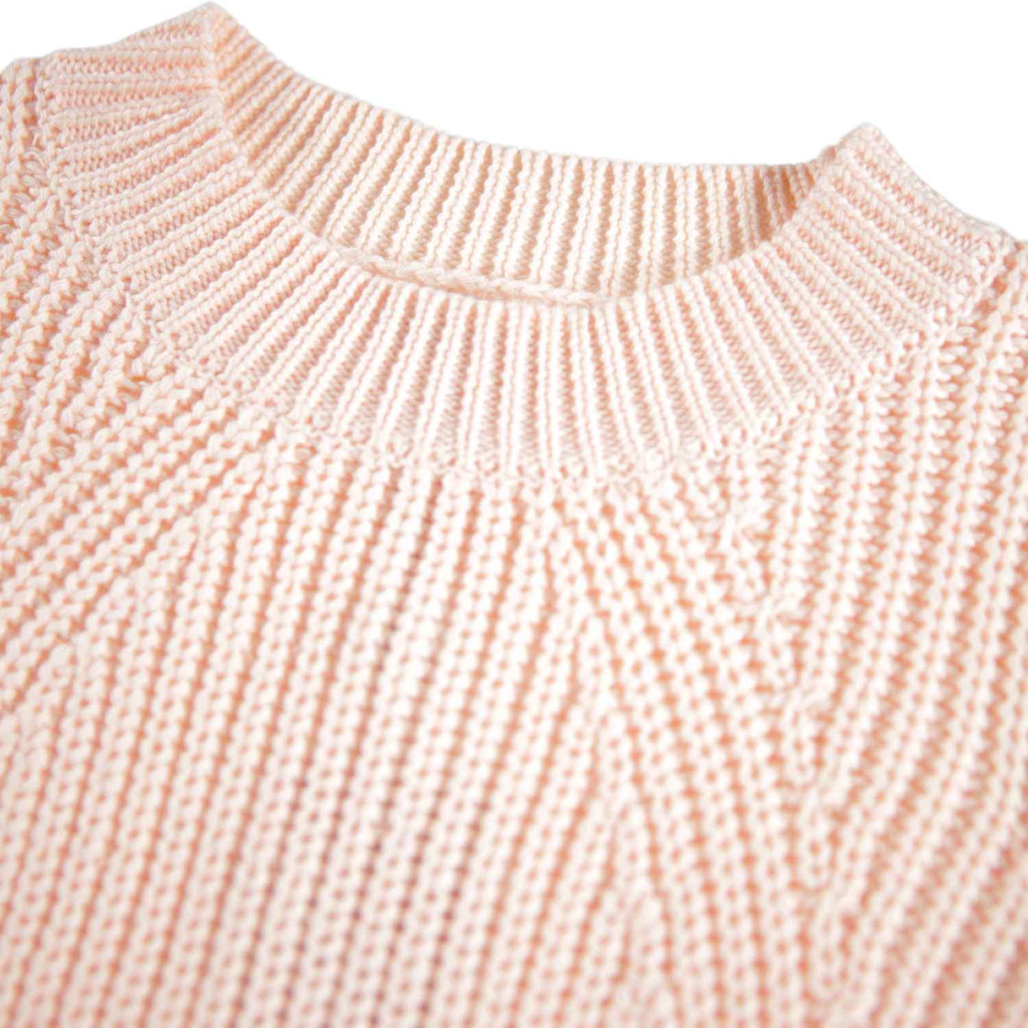 Gillis - Rose Hips - Rose long-sleeved knitted sweater for
