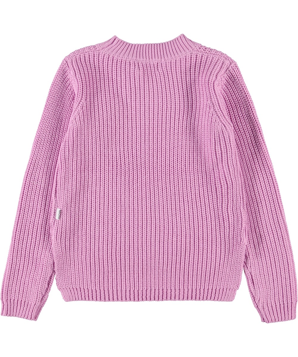 Gillis - Wild Orchid - Pink cotton jumper
