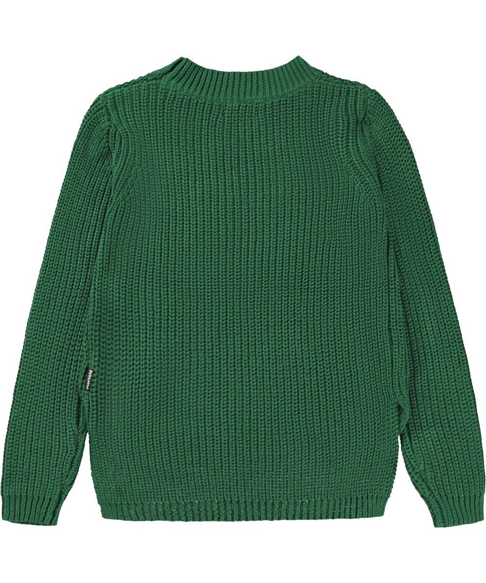 Gillis - Woodland Green - Green knit jumper
