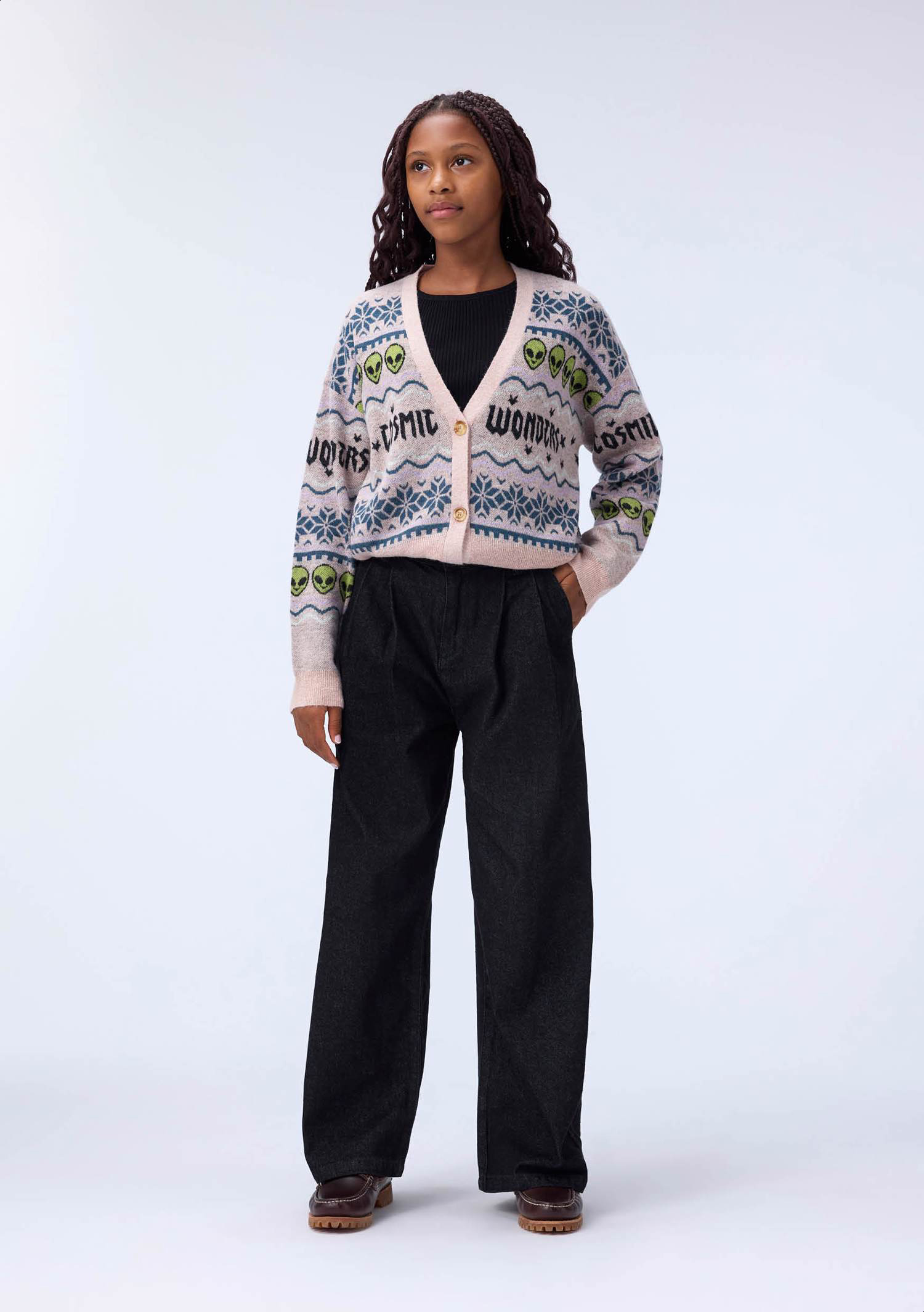 Gilly - Cosmic Wonders - Lovely multicoloured cardigan for