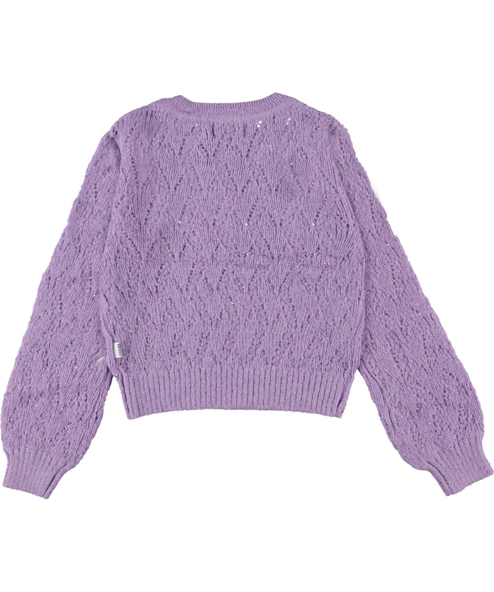 Ginger - Nebula - Purple knit jumper