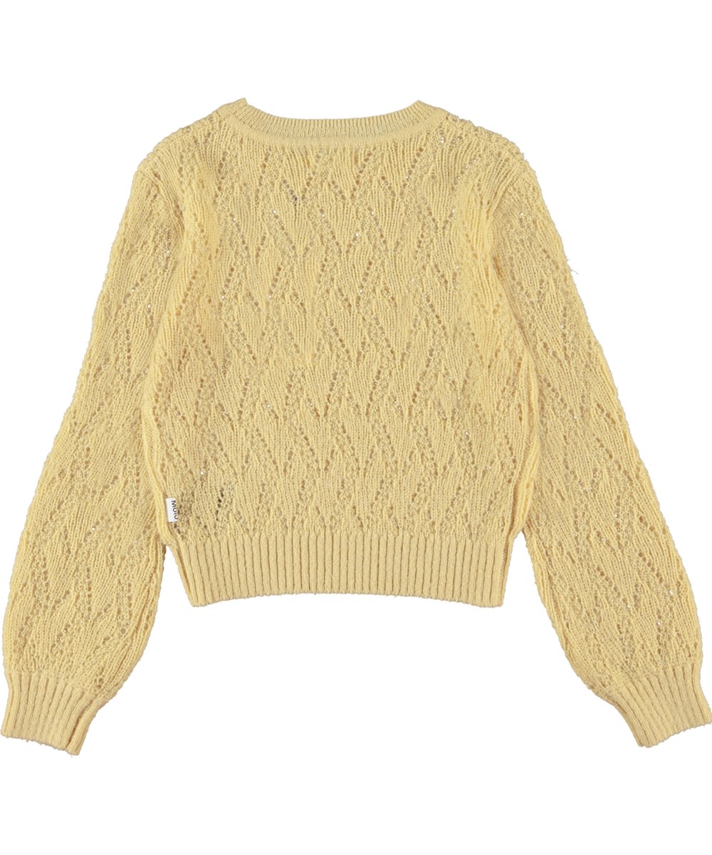 Ginger - Rattan - Yellow knit jumper