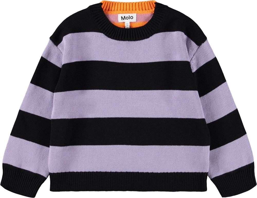 Jumper Purple And Black Crew Neck Cardigan Purple Crew Neck Jumper