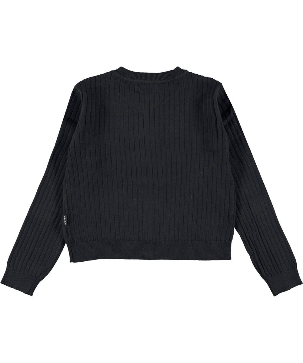 Gloria - Black - Black cardigan