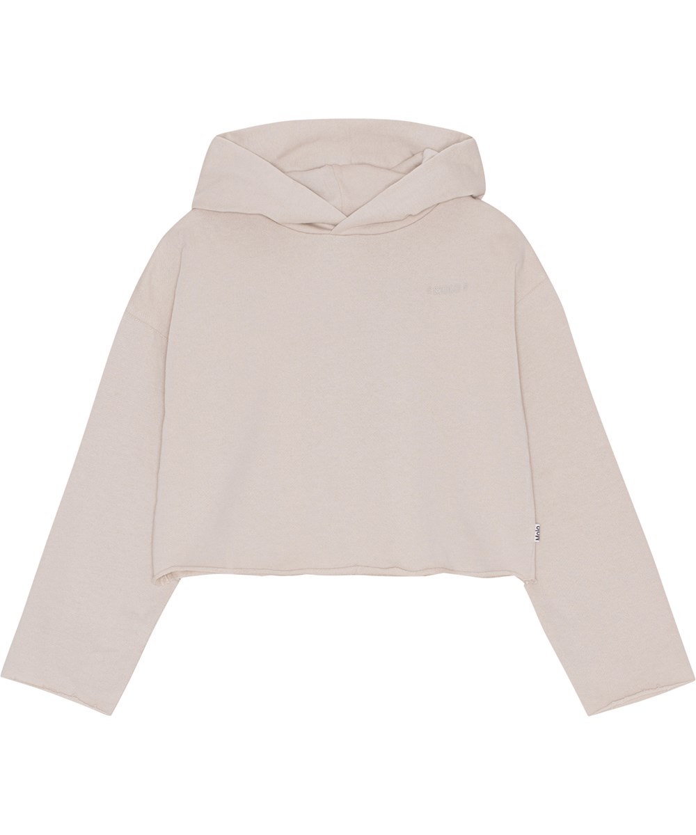 Maddy - Soft Sand - Beige organic hoodie