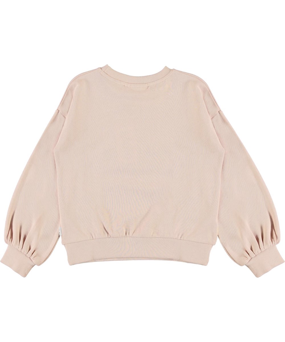Malena - Petal Blush - Rose organic sweatshirt one love